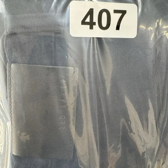 Ted Baker Jeans Menns 34x28 Blue Stretch Soft Touch Regular Fit Velvet